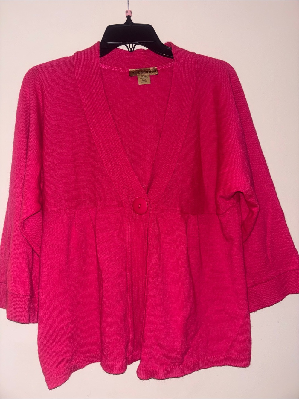 Notation Short please cardigan